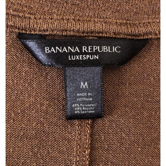 Banana Republic Luxespun Top Womens M Long Sleeve Minimalist Capsule Wardrobe - Picture 3 of 5